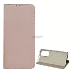   HUSĂ! - Husă în picioare, efect piele (FLIP, deschidere laterală, funcție de suport pentru birou) ROSE GOLD Huawei P40 Pro 5G