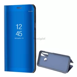   HUSĂ! - Husă cu suport (FLIP activ, deschidere laterală, funcție de suport pentru desktop, suprafață oglindă, husă Mirror View) ALBASTRU Huawei P Smart (2020)
