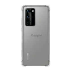   HUSĂ! - Protectie telefon din plastic ROAR JELLY ARMOR (cadru din silicon, rezistenta medie la impact, colt cu perna de aer) TRANSPARENT Huawei P40