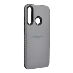   HUSĂ! - Protectie de telefon din silicon ROAR RICO ARMOR (rezistenta la impact mediu, spate din plastic, mat) GREY Huawei Y6p