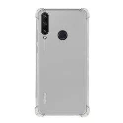   HUSĂ! - Protector de telefon din silicon (rezistenta la impact mediu, colt cu perna de aer) TRANSPARENT Huawei Y6p