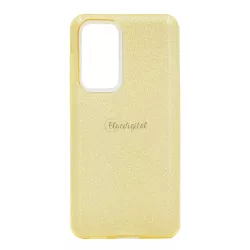   HUSĂ! - Protectie de telefon din silicon (interior din plastic, spate lucios) GOLD Huawei P40
