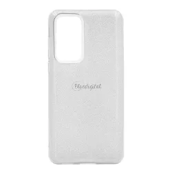   HUSĂ! - Protectie de telefon din silicon (interior din plastic, spate lucios) SILVER Huawei P40