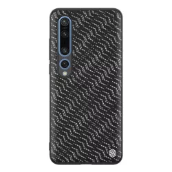   HUSĂ! - Protector de telefon din silicon NILLKIN TWINKLE (rezistență medie la impact, spate din plastic, ecologic, strălucitor) SILVER Xiaomi MI 10 Pro 5G