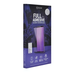 Sticlă de protecție a ecranului ROAR (clei complet 5D, curbat, adeziv pe toată suprafața, prietenos cu carcasă, rezistent la zgârieturi, 0,3 mm, 9H) NEGRU Xiaomi Mi 10 Lite 5G