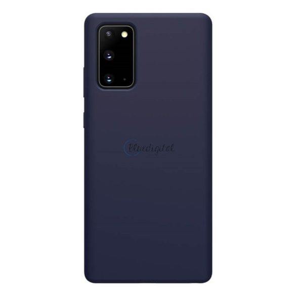 Protector de telefon din silicon NILLKIN FLEX PURE (ultra-subțire, ecologic, interior din microfibră de pluș, mat) ALBASTRU ÎNCHIS Samsung Galaxy Note 20 (SM-N980F), Samsung Galaxy Note 20 5G (SM-N981F)