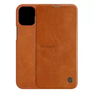 HUSĂ! - Husă NILLKIN QIN în picioare, efect piele (FLIP, deschidere laterală, suport card bancar) MARO Apple iPhone 12 Pro Max