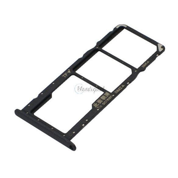 Suport card HONOR (nano SIM și microSD) NEGRU Honor 8X (Huawei View 10 Lite)