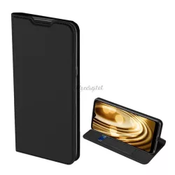   HUSĂ! - Husa DUX DUCIS SKIN PRO in picioare, efect piele (FLIP, deschidere laterala, suport card bancar, functie suport birou) NEGRU Samsung Galaxy M01 (SM-M015F)