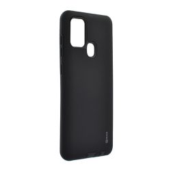   HUSĂ! - Protectie de telefon din silicon ROAR RICO ARMOR (rezistenta la impact mediu, spate din plastic, mat) NEGRU Samsung Galaxy A21s (SM-A217F)