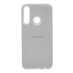   HUSĂ! - Protectie de telefon din silicon (interior din plastic, spate lucios) SILVER Huawei Y6p