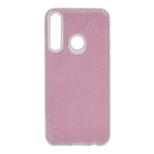 HUSĂ! - Protectie de telefon din silicon (interior din plastic, spate lucios) ROZ Huawei Y6p
