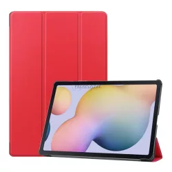  Husă în picioare, efect piele (FLIP activ, deschidere laterală, TRIFOLD, suport pentru desktop) ROȘU Samsung Galaxy Tab S7 Plus WIFI 5G (SM-T976)