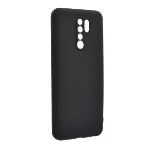 HUSĂ! - Husă de telefon din silicon (mat) negru Xiaomi Redmi 9