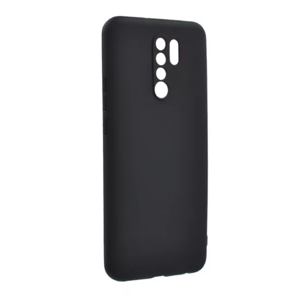 HUSĂ! - Husă de telefon din silicon (mat) negru Xiaomi Redmi 9