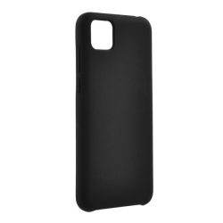   HUSĂ! - Protector de telefon din silicon (mat, interior din microfibră de pluș anti-zgârieturi, premium) NEGRU Huawei Y5p, Honor 9S