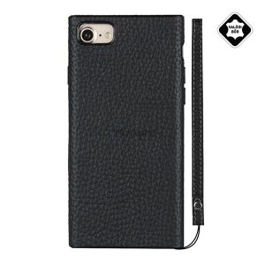 Protector de telefon din silicon (acoperire din piele naturală) NEGRU Apple iPhone 7 4.7, Apple iPhone SE 2 (2020), Apple iPhone 8 4.7, Apple iPhone SE 3 (2022)