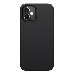   HUSĂ! - Protector de telefon din silicon NILLKIN FLEX PURE (ultra-subțire, ecologic, interior din microfibră de pluș, mat) NEGRU Apple iPhone 12 mini