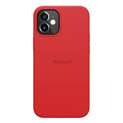   HUSĂ! - Protector de telefon din silicon NILLKIN FLEX PURE (ultra-subțire, ecologic, interior din microfibră de pluș, mat) RED Apple iPhone 12 mini