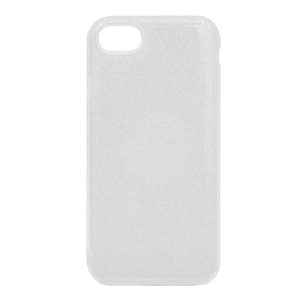 Protector de telefon din silicon (interior din plastic, spate lucios) ARGINTI Apple iPhone 8 4.7, Apple iPhone 7 4.7, Apple iPhone SE 2 (2020), Apple iPhone SE 3 (2022)