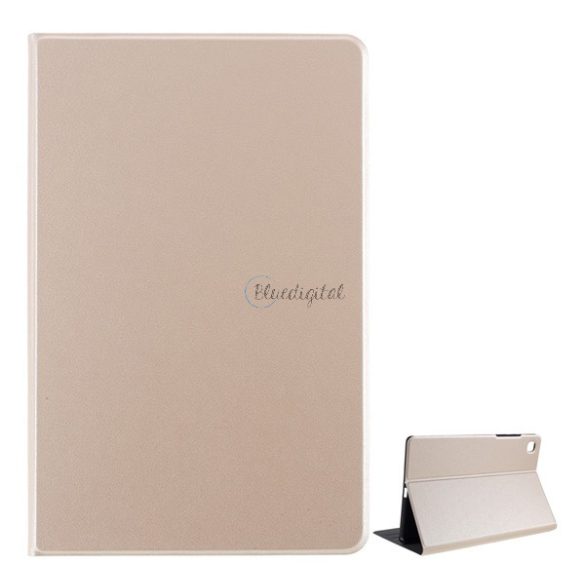 Husă în picioare, efect piele (FLIP, deschidere laterală, suport desktop, premium) GOLD Samsung Galaxy Tab A7 10.4 (2020) WIFI SM-T500, Samsung Galaxy Tab A7 10.4 (2020) LTE SM-T505, Samsung Galaxy Tab A7 10.4 (2022) ) ) WIFI SM-T503