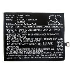   Baterie CAMERON SINO Li-Polymer (3,85V/3950mAh, compatibil cu Nokia WT240) NEGRU Nokia 2.3, Nokia 3.2