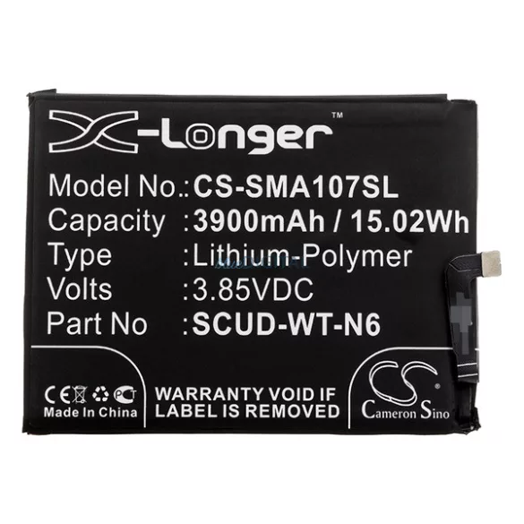 Baterie CAMERON SINO Li-Polymer (3.85V/3900mAh, compatibilă cu Samsung SCUD-WT-N6) BLACK Samsung Galaxy A10s (SM-A107F)