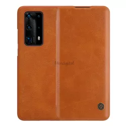   HUSĂ! - Husa NILLKIN QIN in picioare, efect piele (FLIP, deschidere laterala, suport card bancar) MARO Huawei P40 Pro+ 5G