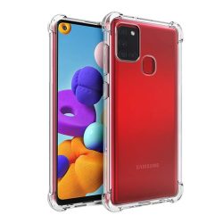   HUSĂ! - Husă silicon pentru telefon (rezistent la impact mediu, bubble heel) pentru Samsung Galaxy A21s (SM-A217F)