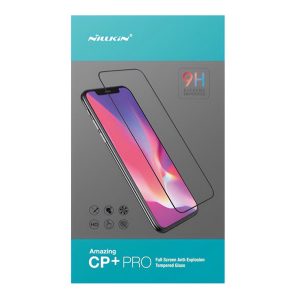 Sticlă de protecție pentru ecran NILLKIN CP+ PRO (margine rotunjită 2.5D, curbată, lipici complet, rezistent la zgârieturi, filtrare UV, 0,33 mm, 9H) NEGRU Samsung Galaxy A42 5G (SM-A425F)