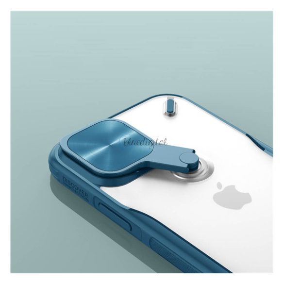 Protector de telefon din plastic NILLKIN CYCLOPS (rezistență medie la impact, colț cu pernă de aer, protecție pentru cameră, suport) RED Apple iPhone 12 Pro Max
