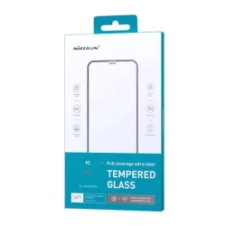   Sticlă de protecție pentru ecran NILLKIN ULTRA CLEAR (3D, acoperire completă, 0,33 mm, 9H) NEGRU Apple iPhone 12 Pro Max