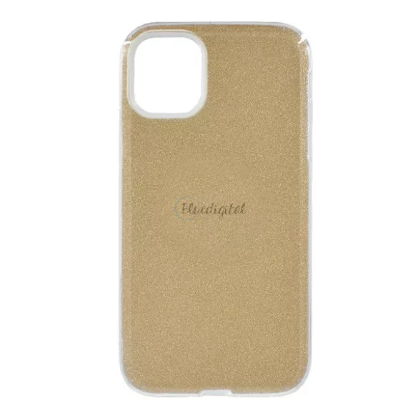 HUSĂ! - Protectie de telefon din silicon (interior din plastic, spate lucios) GOLD Apple iPhone 12 Pro Max