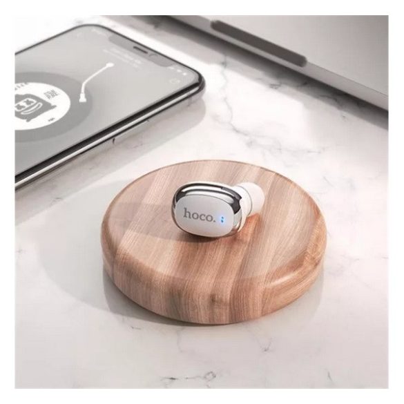 Căști bluetooth HOCO E54 MINI MONO (v5.0, TWS, microfon) ALBE