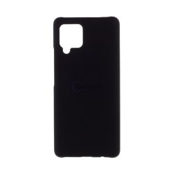   Protector de telefon din plastic (cauciucat) NEGRU Samsung Galaxy A42 5G (SM-A425F)