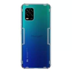   HUSĂ! - Protector de telefon din silicon NILLKIN NATURE (rezistență medie la impact, colț cu pernă de aer, 0,6 mm, ultra-subțire) GREY Xiaomi Mi 10 Lite 5G