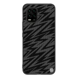   HUSĂ! - Protector de telefon din silicon NILLKIN TWINKLE (rezistenta la impact mediu, spate din plastic, ecologic, stralucitor) NEGRU Xiaomi Mi 10 Lite 5G