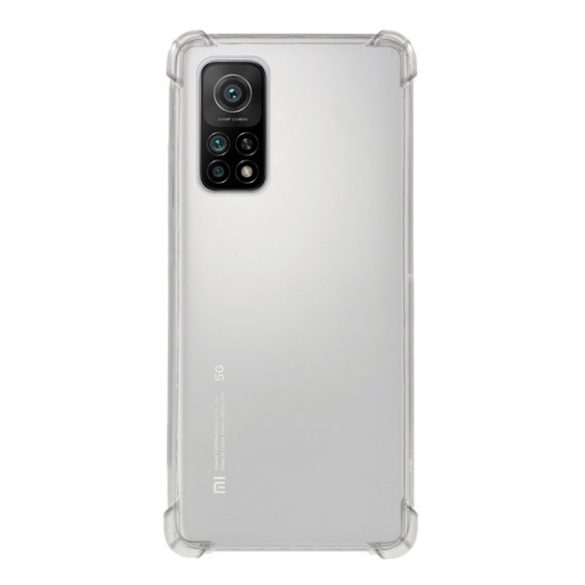 HUSĂ! - Protectie din silicon pentru telefon (rezistenta medie la impact, colt cu perna de aer) TRANSPARENT Xiaomi Mi 10T Pro 5G, Xiaomi Mi 10T 5G