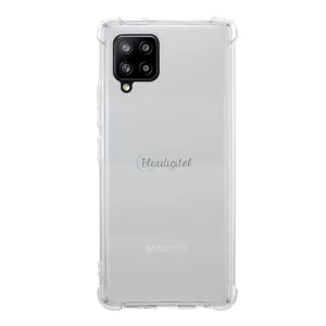 HUSĂ! - Protectie din silicon pentru telefon (rezistenta medie la impact, colt cu perna de aer) TRANSPARENT Samsung Galaxy A42 5G (SM-A425F)