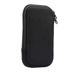   HUSĂ! - Husă stativă, material textil (universală, rezistentă la șocuri în interior, cu fermoar, dimensiune 6.7-6.9" + curea de gât) NEGRU