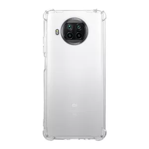 HUSĂ! - Protectie de telefon din silicon (rezistenta la impact medie, colt cu perna de aer) TRANSPARENT Xiaomi Mi 10T Lite 5G