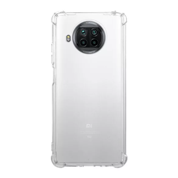 HUSĂ! - Protectie de telefon din silicon (rezistenta la impact medie, colt cu perna de aer) TRANSPARENT Xiaomi Mi 10T Lite 5G