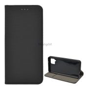   Carcasa in picioare, efect piele (FLIP, deschidere laterala, functie suport de masa, model romb) NEGRU Samsung Galaxy A42 5G (SM-A425F)