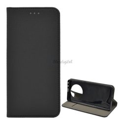   HUSĂ! - Carcasa in picioare, efect piele (FLIP, deschidere laterala, functie suport de masa, model romb) NEGRU Huawei Mate 40 Pro