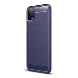   protecțiede telefon din silicon (rezistent la impact mediu, călcâi cu pernă de aer, periat, model de carbon) CUTTING BLOCK LG K42 (LM-K420HM)