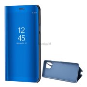   Husă cu suport (FLIP activ, deschidere laterală, funcție de suport pentru masă, suprafață oglindă, husă Mirror View) ALBASTRU Samsung Galaxy A42 5G (SM-A425F)