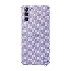   HUSĂ! - Protector de telefon din plastic SAMSUNG (acoperire textilă pătrată) PURPLE Samsung Galaxy S21 Plus (SM-G996) 5G