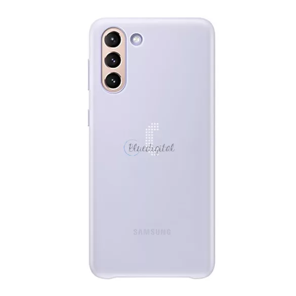 HUSĂ! - Protector de telefon din plastic SAMSUNG (ultra-subțire, funcție de notificare a apelurilor și a mesajelor, iluminare LED) PURPLE Samsung Galaxy S21 Plus (SM-G996) 5G