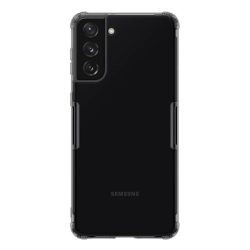   HUSĂ! - Protector de telefon din silicon NILLKIN NATURE (rezistență medie la impact, colț cu pernă de aer, 0,6 mm, ultra-subțire) GRI Samsung Galaxy S21 Plus (SM-G996) 5G