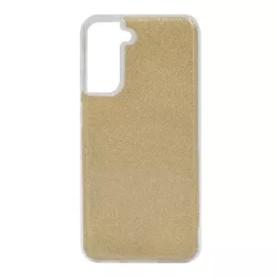   HUSĂ! - Husă silicon pentru telefon (interior din plastic, spate lucios) GOLD Samsung Galaxy S21 (SM-G991) 5G